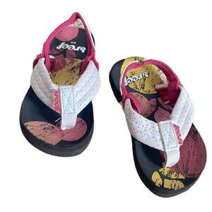Reef Flip Flop Sandals White Size 3/4